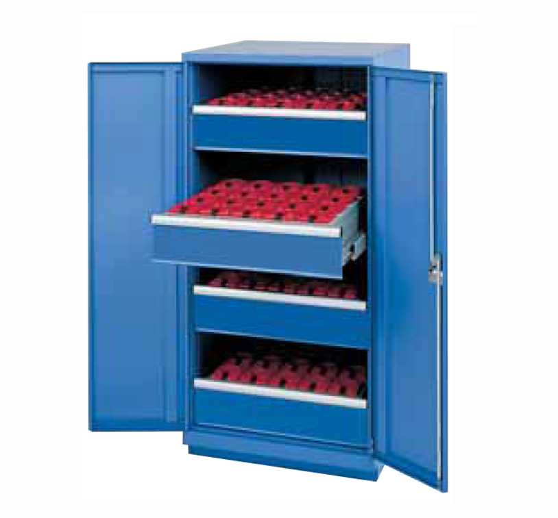 LISTA Machine Tool Cabinet – 28 1/4" W x 29 1/2" D x 59 1/2" H - Housing Only