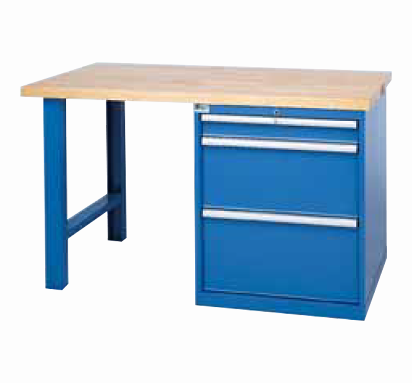 LISTA CNC Workbench – 60" W x 30" D x 35 1/4" H (3-Drawer Configuration)