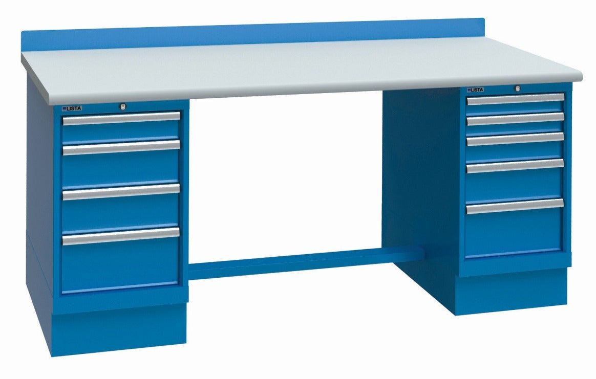 LISTA Technical Workbenches Plastic Laminate Top