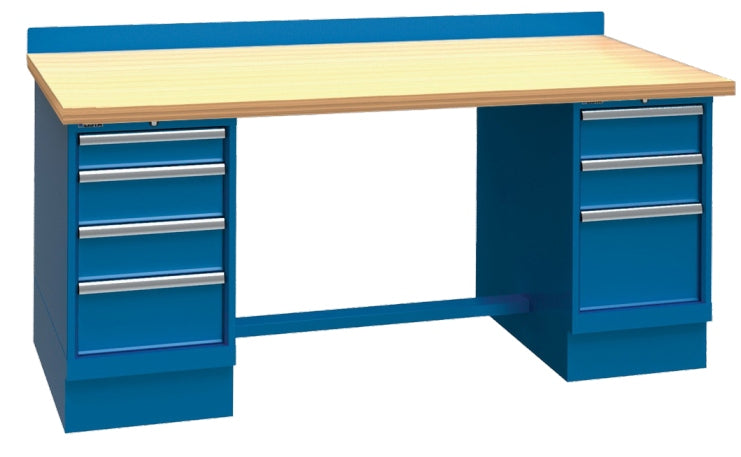 LISTA Technical Workbenches Butcher Block Top