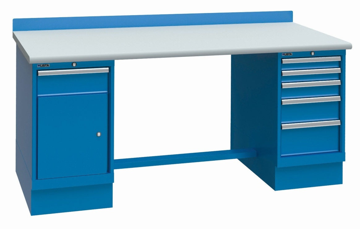 LISTA Technical Workbenches Plastic Laminate Top