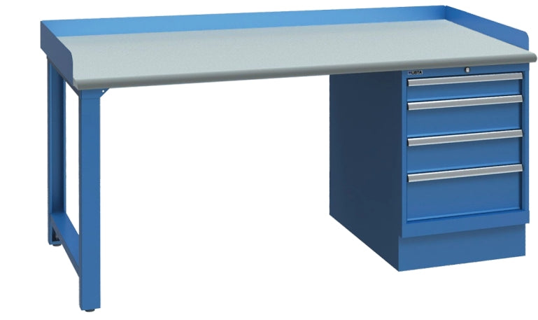 LISTA Industrial Workbenches 72 x 30 Plastic Laminate Top