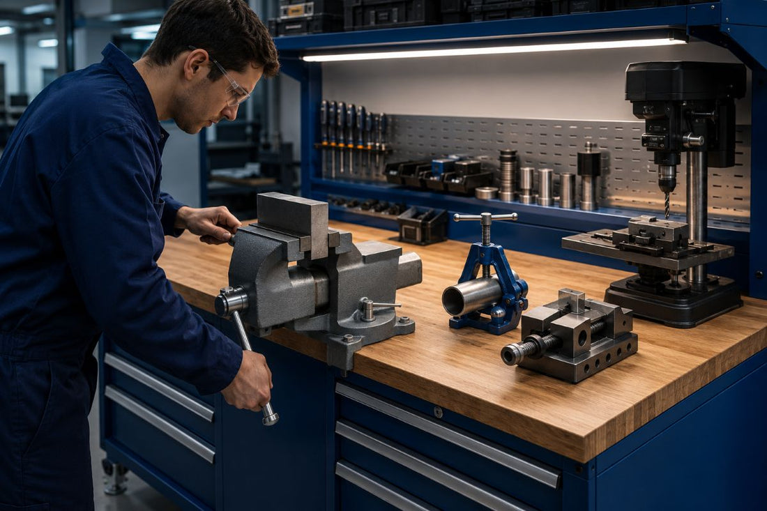 Workbench Vises Explained: Bench, Pipe, Drill Press & When to Use Each