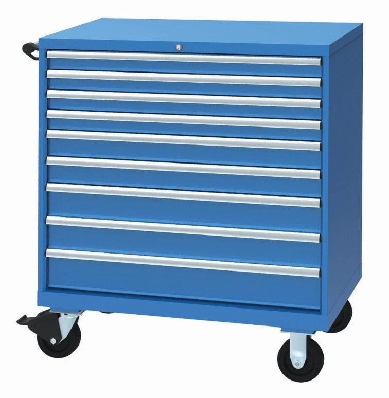 LISTA HS Mobile Cabinet 9 Drawers 9 Mesh Drawer Liners