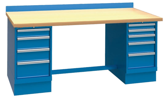 LISTA Technical Workbenches Butcher Block Top