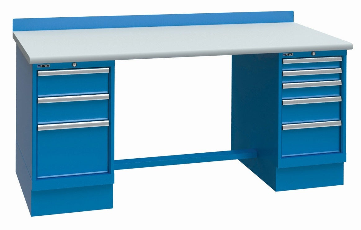 LISTA Technical Workbenches Plastic Laminate Top