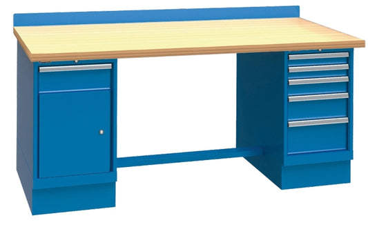 LISTA Technical Workbenches Butcher Block Top